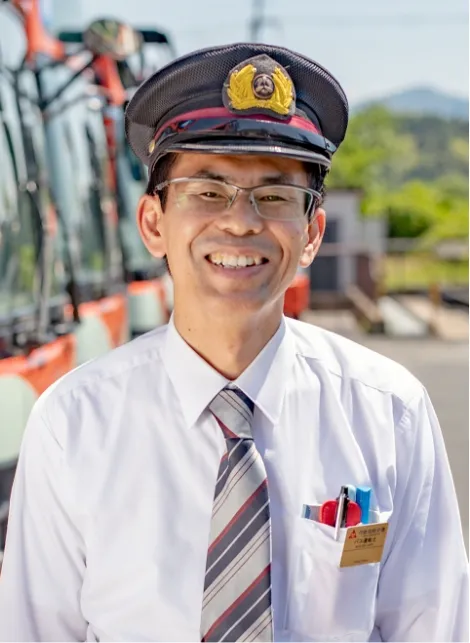バス運転士 M.T.の笑顔