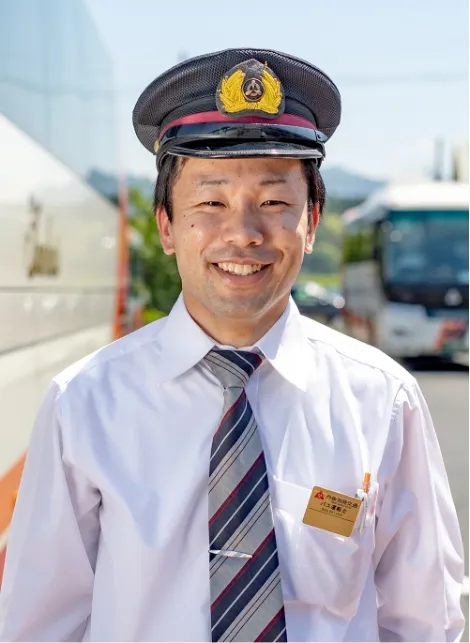 バス運転士 S.A.の笑顔