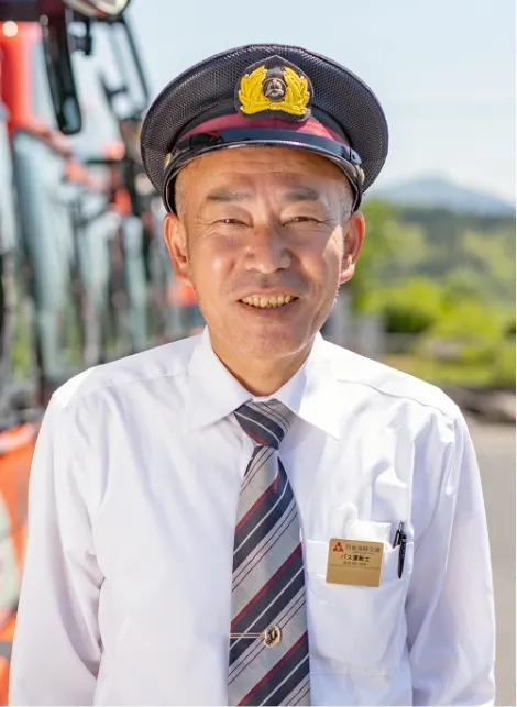 バス運転士 Y.K.の笑顔