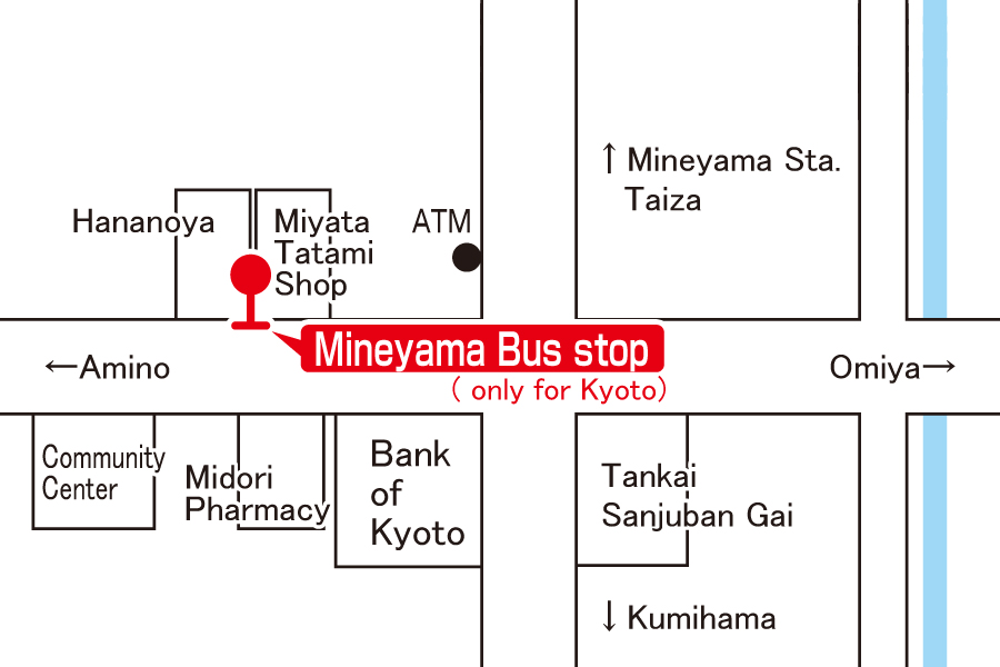 Bus stop:Mineyama