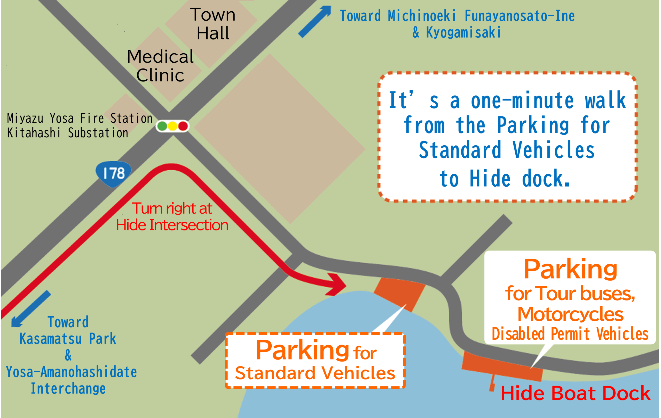 Hide Customer Parking lot